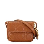 Pre-owned Leather dior-bags Dior Vintage , Brown , Dames