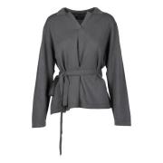 Luxe Wol Zijde Kasjmier Gebreide kleding Fabiana Filippi , Gray , Dame...