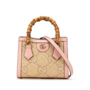 Pre-owned Fabric gucci-bags Gucci Vintage , Beige , Dames