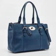 Pre-owned Leather handbags Mulberry Pre-owned , Blue , Dames