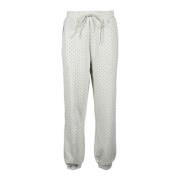 Comfortabele Stijlvolle Dames Sweatpants Patrizia Pepe , Gray , Dames