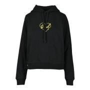 Katoenen Sweatshirt Diesel , Black , Dames