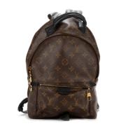 Pre-owned Canvas backpacks Louis Vuitton Vintage , Brown , Dames