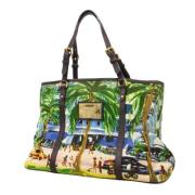 Pre-owned Canvas totes Louis Vuitton Vintage , Multicolor , Dames