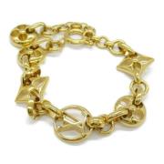 Pre-owned Metal bracelets Louis Vuitton Vintage , Yellow , Dames