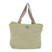 Pre-owned Canvas prada-bags Prada Vintage , Beige , Dames