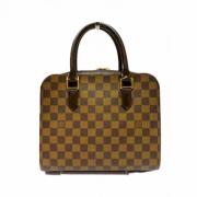 Pre-owned Fabric handbags Louis Vuitton Vintage , Brown , Dames