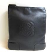 Pre-owned Leather shoulder-bags Loewe Pre-owned , Black , Dames