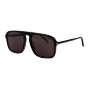 Stijlvolle Heren SL 590 Zonnebril Saint Laurent , Black , Heren