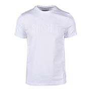 Katoenen T-shirt Bikkembergs , White , Heren