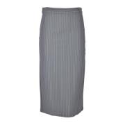 Fantasie Midi Rok Upgrade voor Moderne Vrouwen Patrizia Pepe , Gray , ...