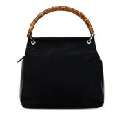 Pre-owned Canvas handbags Gucci Vintage , Black , Dames