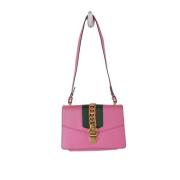 Pre-owned Leather gucci-bags Gucci Vintage , Pink , Dames