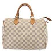 Pre-owned Canvas louis-vuitton-bags Louis Vuitton Vintage , White , Da...