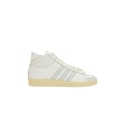 Hoge Sneakers in Ivoor en Grijs Suède Adidas , White , Dames