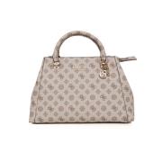 Evelune Handtas met Afneembare Schouderband Guess , Beige , Dames