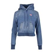 Hoodies Diesel , Blue , Dames