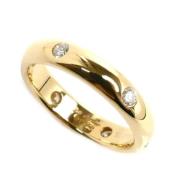 Pre-owned Metal rings Cartier Vintage , Yellow , Dames