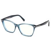 Stijlvolle Zwarte Zonnebril Tom Ford , Blue , Unisex