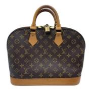 Pre-owned Fabric louis-vuitton-bags Louis Vuitton Vintage , Brown , Da...