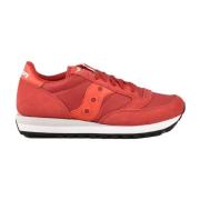 Stijlvolle Sneakers met Rubberen Zool Saucony , Red , Heren