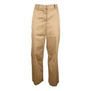 Katoenen Casual Broek Kaos , Brown , Dames