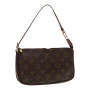 Pre-owned Canvas louis-vuitton-bags Louis Vuitton Vintage , Brown , Da...