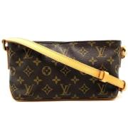 Pre-owned Canvas louis-vuitton-bags Louis Vuitton Vintage , Brown , Da...