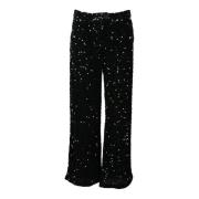 Polyester Broek Liu Jo , Black , Dames