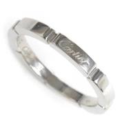 Pre-owned Metal rings Cartier Vintage , White , Dames