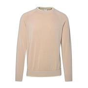 Stijlvolle Gebreide Top Eleventy , Beige , Heren