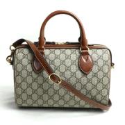 Pre-owned Canvas gucci-bags Gucci Vintage , Brown , Dames