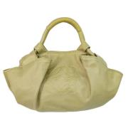 Pre-owned Leather handbags Loewe Pre-owned , Yellow , Dames