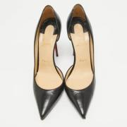 Pre-owned Leather heels Christian Louboutin Pre-owned , Black , Dames