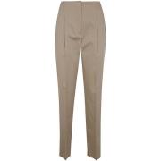 Slim-fit Trousers Max Mara , Beige , Dames