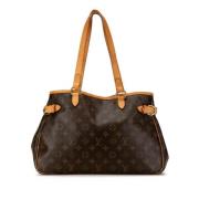 Pre-owned Canvas handbags Louis Vuitton Vintage , Brown , Dames