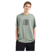 Korte Mouw T-shirt Armani Exchange , Green , Heren