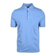 Katoenen Polo Shirt La Fileria , Blue , Heren