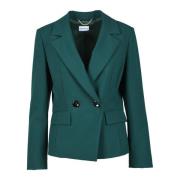 Elegante Blazer met Polyester Mix Marella , Green , Dames