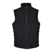 Stijlvolle mouwloze vest met stretchstof Hugo Boss , Black , Heren