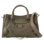 Leather balenciaga-bags Balenciaga , Green , Dames