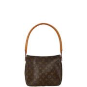 Pre-owned Canvas handbags Louis Vuitton Vintage , Brown , Dames