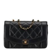 Pre-owned Fabric chanel-bags Chanel Vintage , Black , Dames