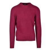 Merino Wol Gebreide Trui Alpha Studio , Red , Heren