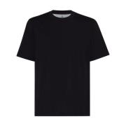 Zwarte T-shirts en Polos Brunello Cucinelli , Black , Heren