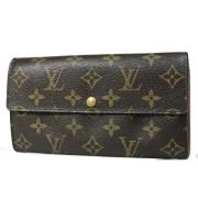 Pre-owned Canvas wallets Louis Vuitton Vintage , Brown , Dames