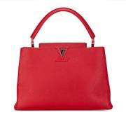 Pre-owned Leather louis-vuitton-bags Louis Vuitton Vintage , Red , Dam...