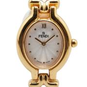 Pre-owned Glass watches Fendi Vintage , White , Dames