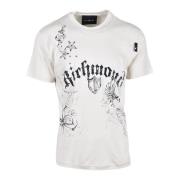 Katoenen T-shirt John Richmond , Beige , Heren