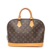 Pre-owned Canvas handbags Louis Vuitton Vintage , Brown , Dames